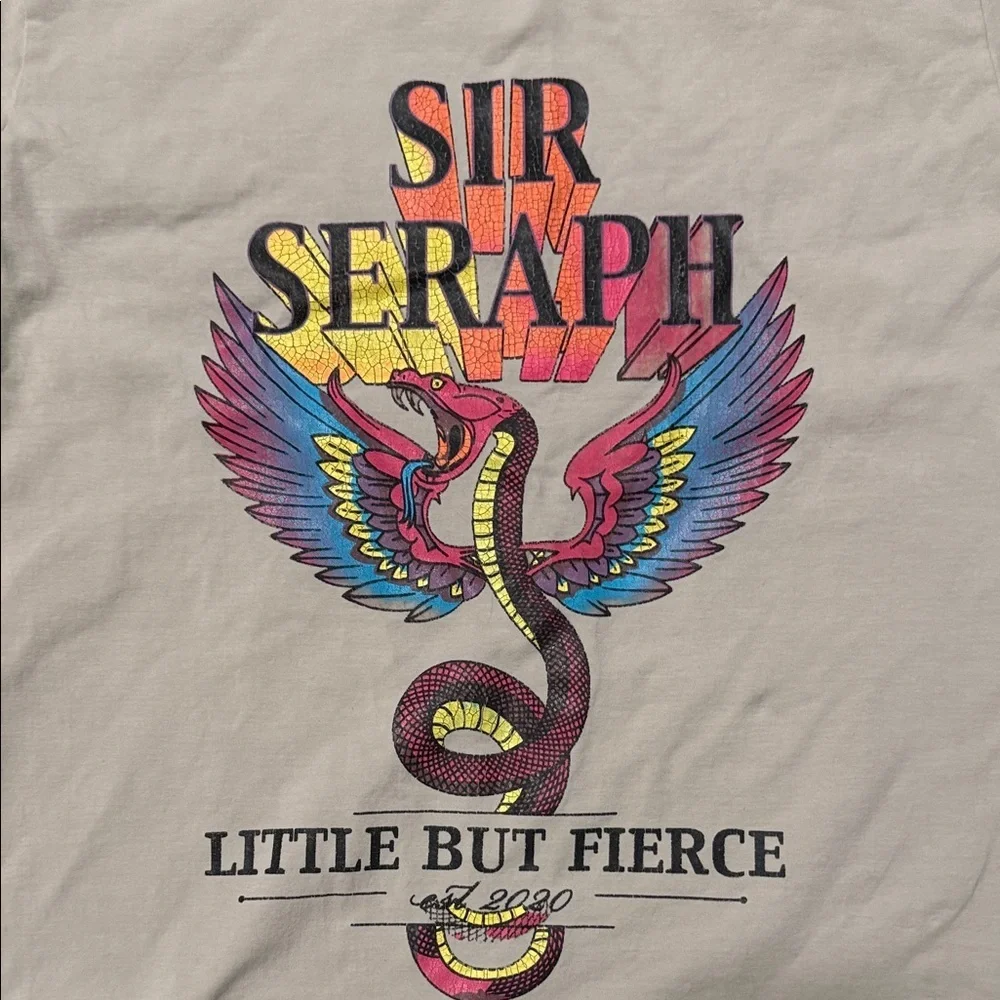 Sir Seraph Kids Graphic Tee - Tan size 10